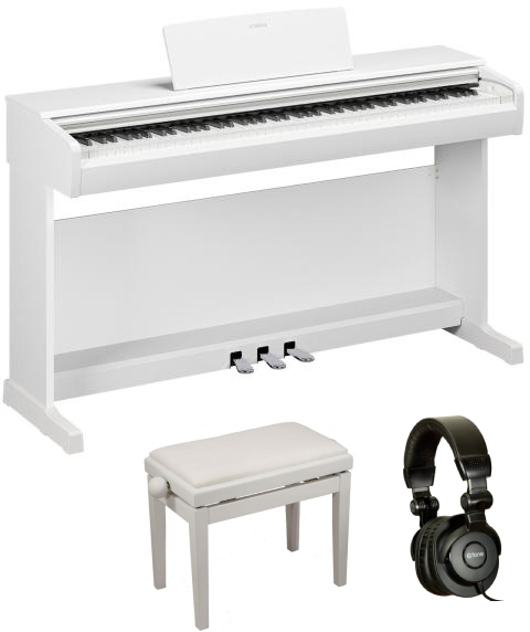Yamaha Ydp-146 Blanc  + Banquette + Casque - Blanc - Pack Clavier - Main picture