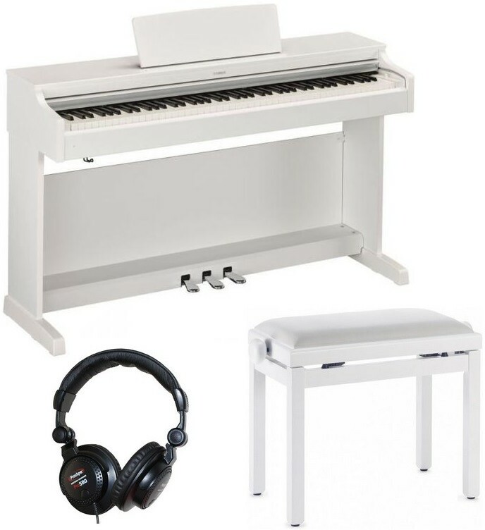 Pack clavier Yamaha YDP-163WH + Banquette + Casque