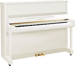 Piano droit Yamaha B3E PWH