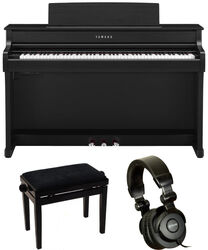 Pack clavier Yamaha CLP-845 black  + XB 6161 + X-HP1 - Noir