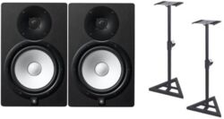 Pack home studio Yamaha HS8 + Stands Monitors - La paire