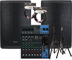 Mg10Xu + 2x Xts12 + Xlr Xlr 6M+ Stand