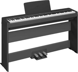 Piano numérique portable Yamaha P-145 Black + Stand L100-B + pedalier LP5