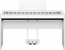 Piano numérique portable Yamaha P-225 White  + L-200 W + LP-1WH Pedalier Blanc Pour P225