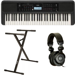 Pack clavier Yamaha PSR-E383  + Stand (XH 6102) + Casque