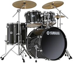 Batterie acoustique stage Yamaha Stage Custom BIrch Stage 22 - 5 fûts - Raven black