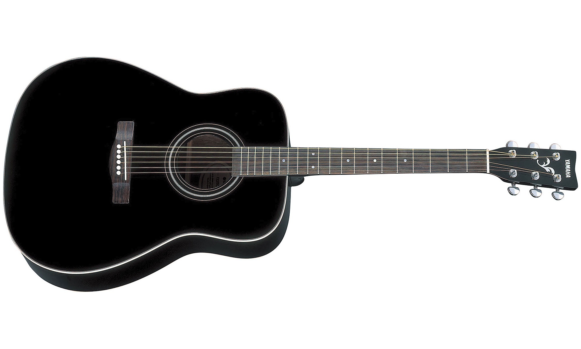 Yamaha F370 Bl Dreadnought Epicea Nato 2016 - Black - Guitare Acoustique - Variation 1