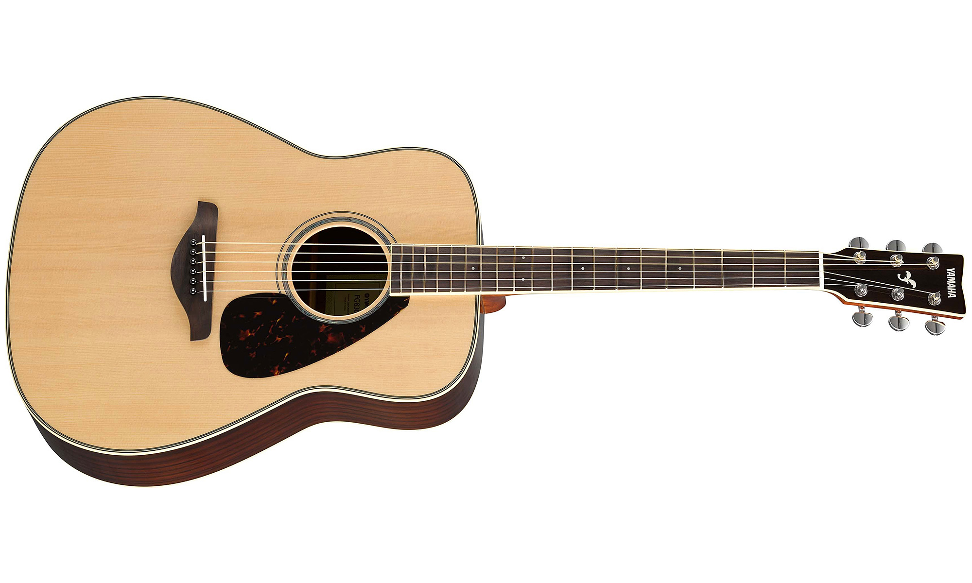 Yamaha Fg830 Nt Dreadnought Epicea Palissandre Rw 2016 - Natural Gloss - Guitare Acoustique - Variation 1