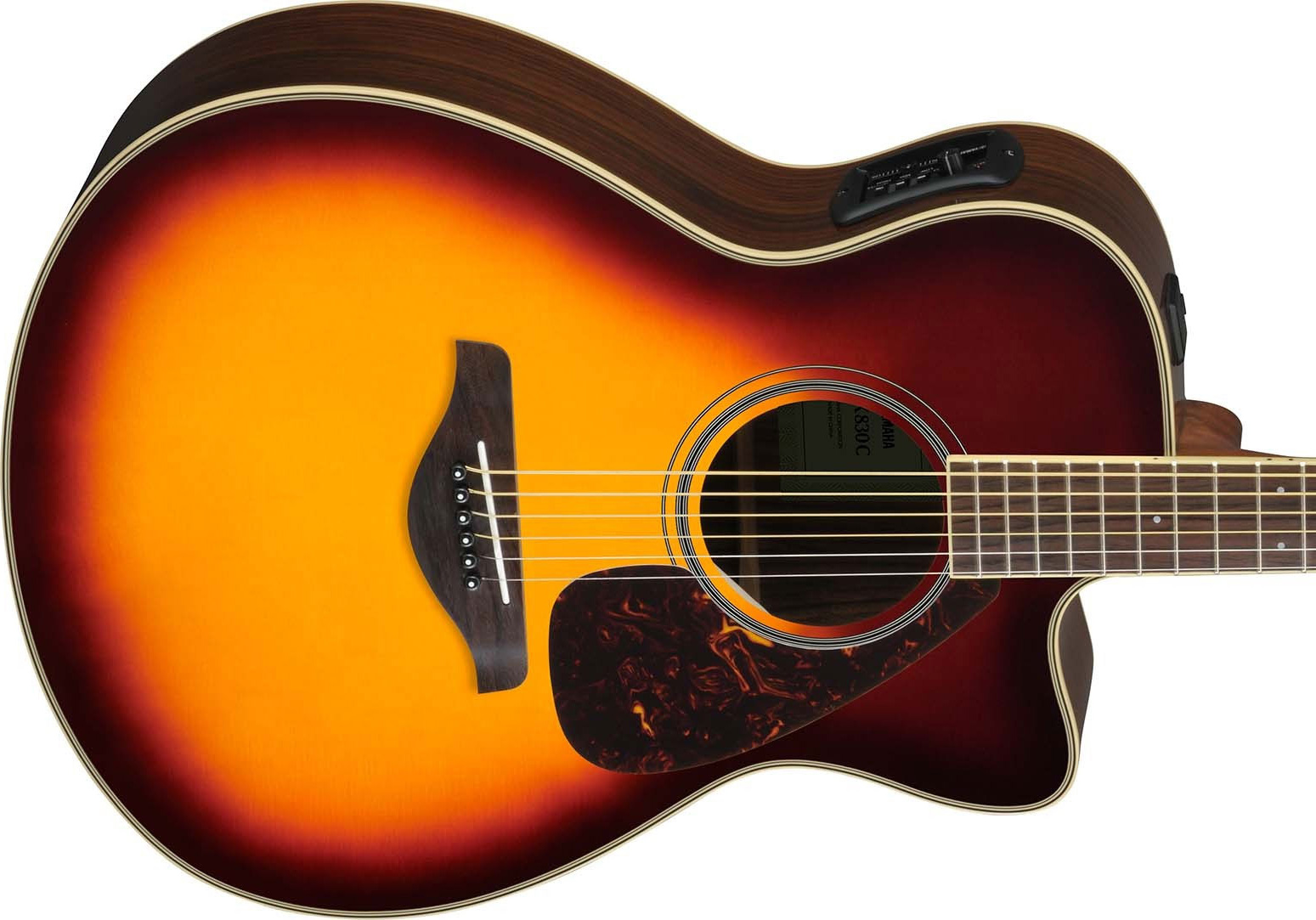 Yamaha Fsx830c Bs 2016 Concert - Brown Sunburst - Guitare Electro Acoustique - Variation 2