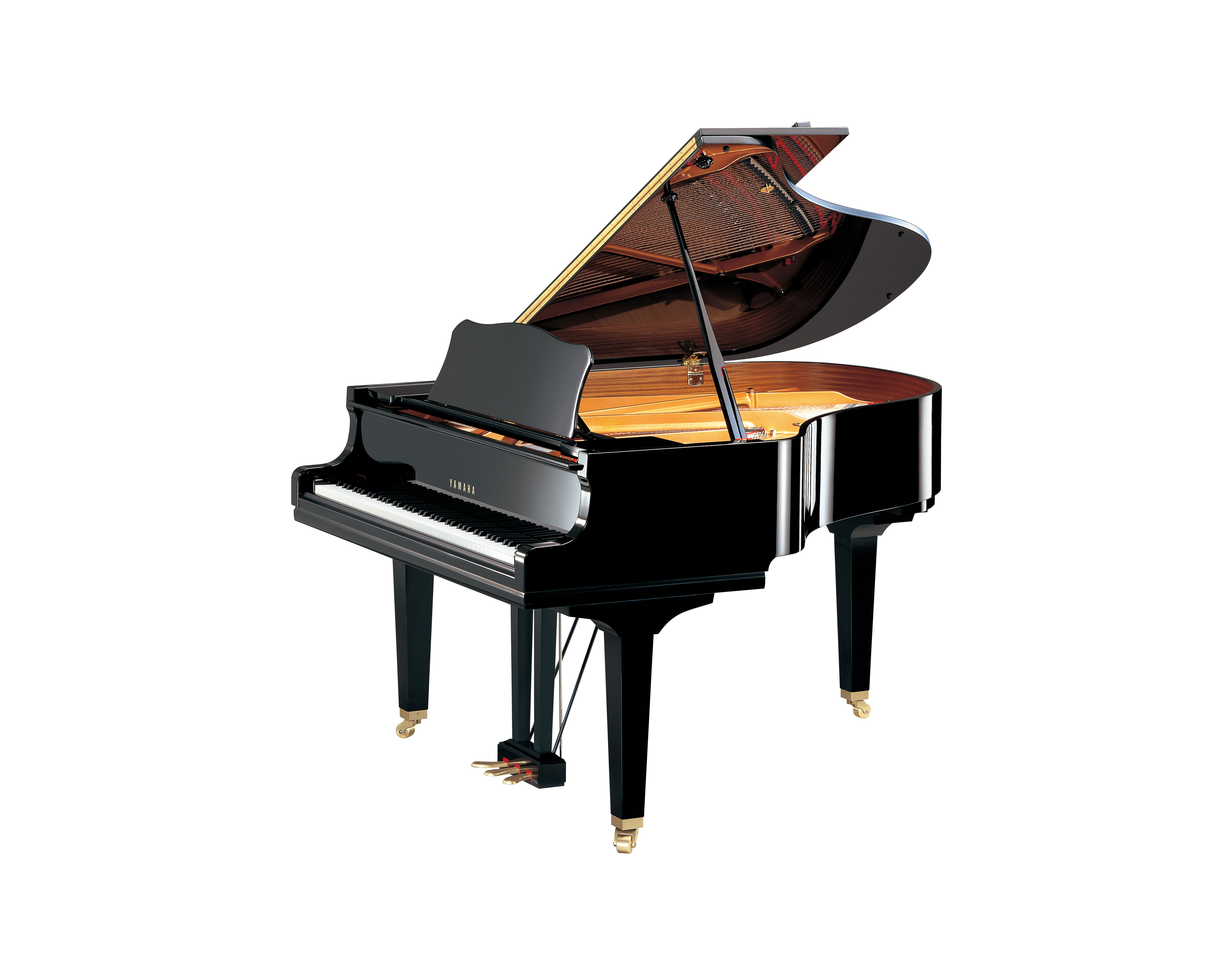Yamaha Gc2 A Queue - Noir Brillant - Piano Droit - Variation 1