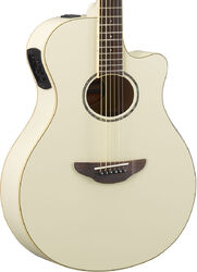 Guitare folk Yamaha APX600 - Vintage white