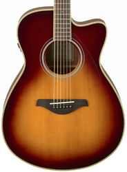 Guitare acoustique Yamaha FSC-TA TRANSACOUSTIC - Brown sunburst
