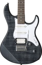 Guitare électrique forme str Yamaha Pacifica 212VFM - Translucent black