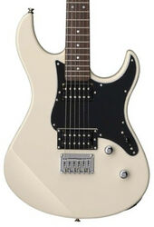 Guitare électrique forme str Yamaha Pacifica PAC120H - Vintage white
