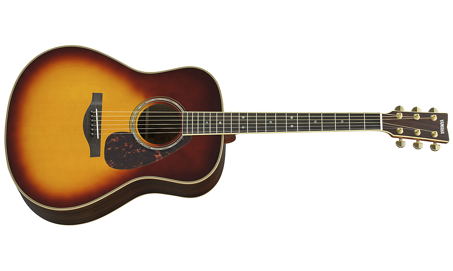 Yamaha Ll16 Are Jumbo Epicea Palissandre Eb - Brown Sunburst - Guitare Electro Acoustique - Variation 1