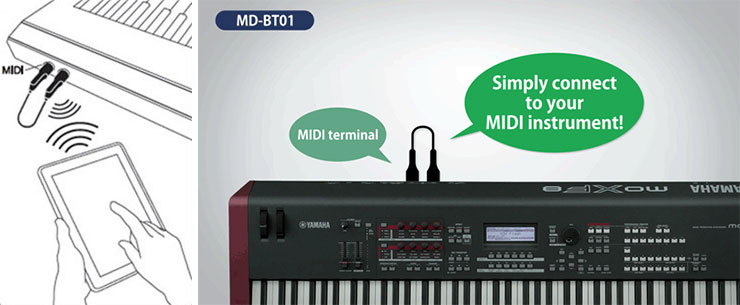 Yamaha Md-bt01 - Interface Midi - Variation 3