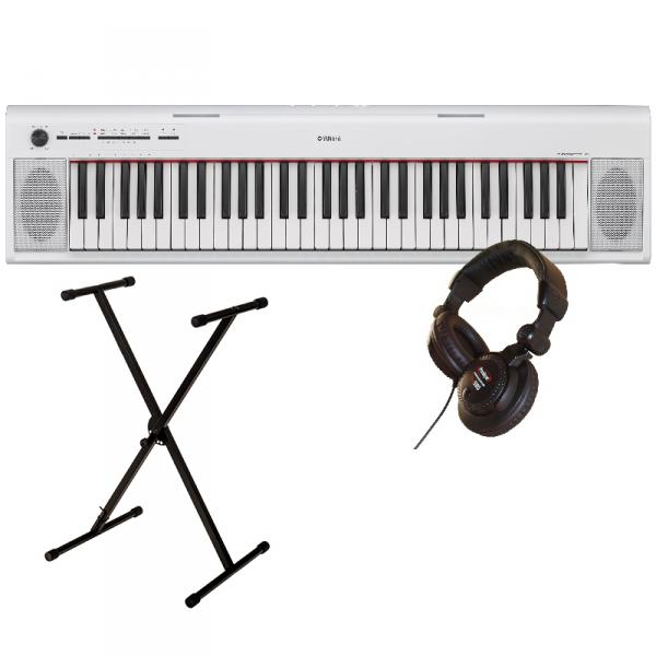 Pack clavier Yamaha NP-12WH + stand + casque