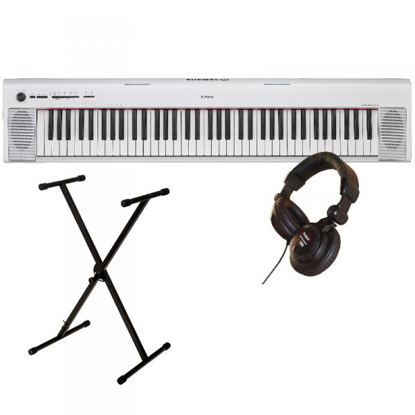 Pack clavier Yamaha NP-32 white + Stand X  + PRO580