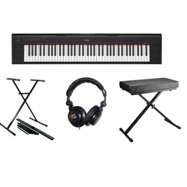 Pack clavier Yamaha NP-32B + Stand + Banquette + Casque