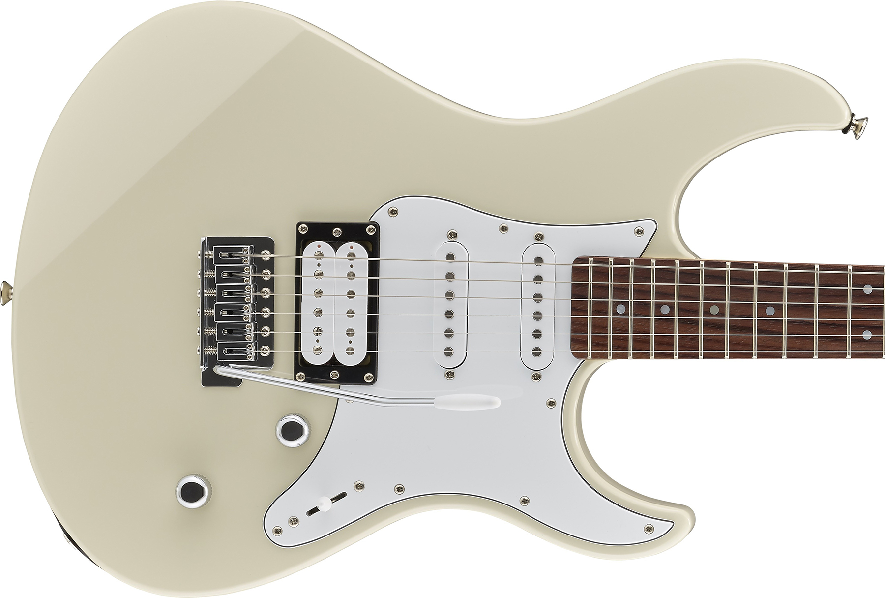 Yamaha Pacifica Pac112v Hss Trem Rw - Vintage White - Guitare Électrique Forme Str - Variation 1
