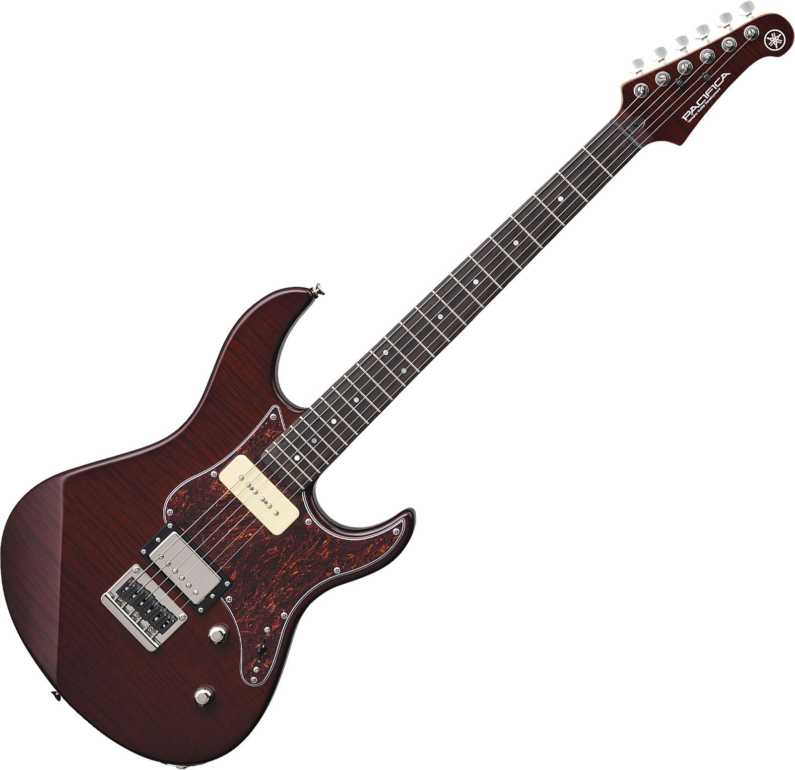Yamaha Pacifica Pac611hfm Rb Rw - Root Beer - Guitare Électrique Forme Str - Variation 4