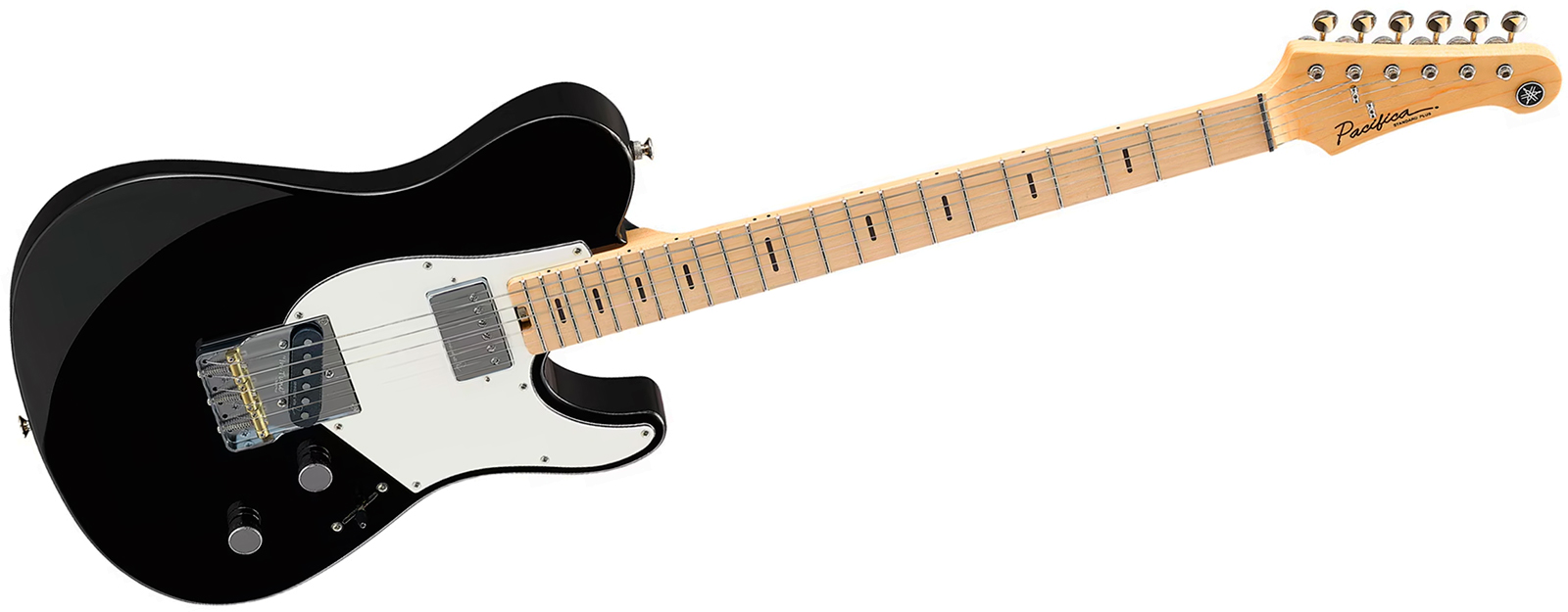 Yamaha Pacifica Sc Standard Plus Pacs+11sm Hs Ht Mn - Black - Guitare Électrique Forme Tel - Variation 1