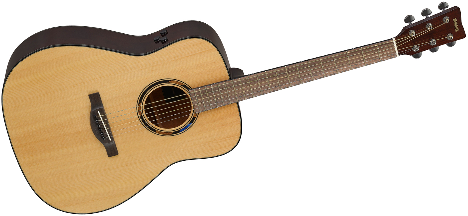 Yamaha Tag1e Transacoustic Dreadnought Epicea Acajou Noy - Natural - Guitare Folk - Variation 1