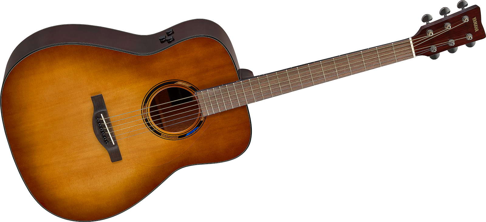 Yamaha Tag1e Transacoustic Dreadnought Epicea Acajou Noy - Sand Burst - Guitare Folk - Variation 1