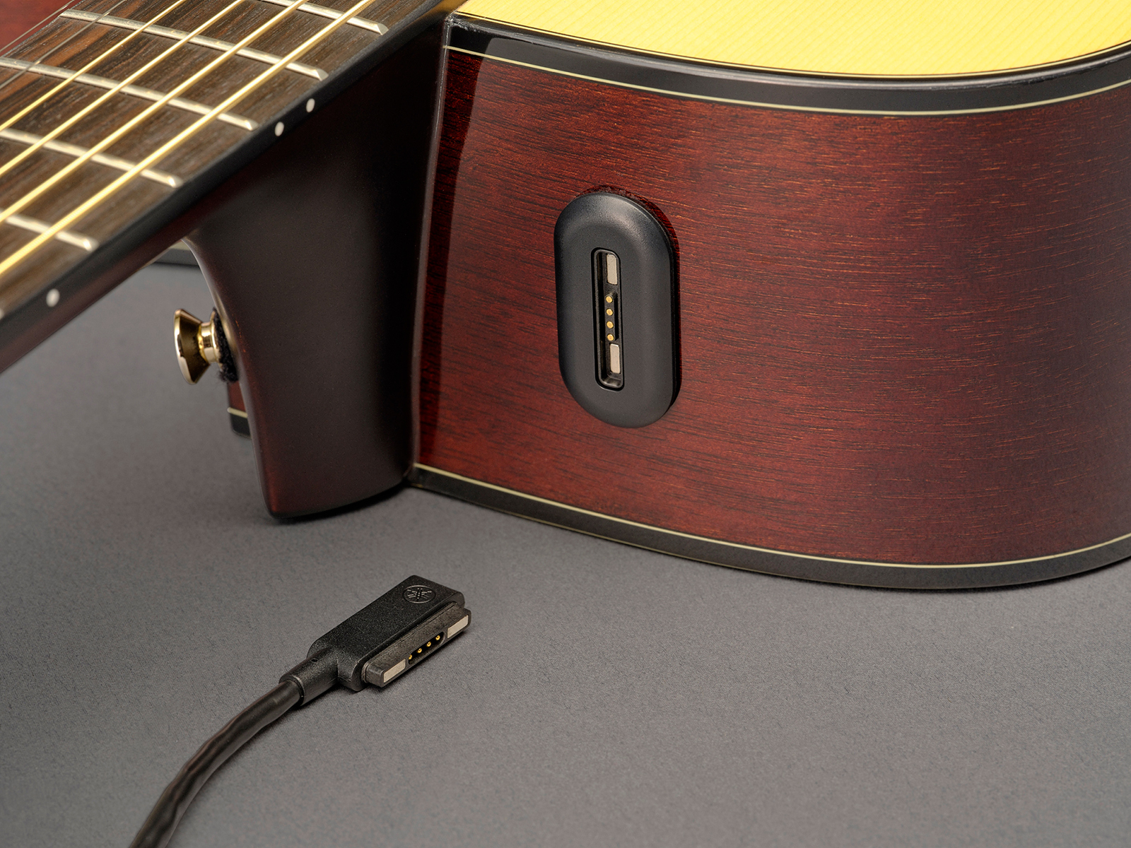 Yamaha Tag3c Transacoustic Dreadnought Cw Epicea Acajou Eb - Natural - Guitare Folk - Variation 7