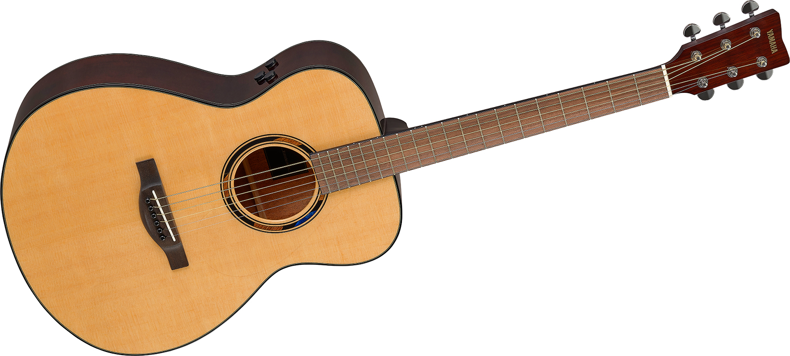 Yamaha Tas1e Transacoustic Concert Epicea Acajou Noy - Natural - Guitare Folk - Variation 1