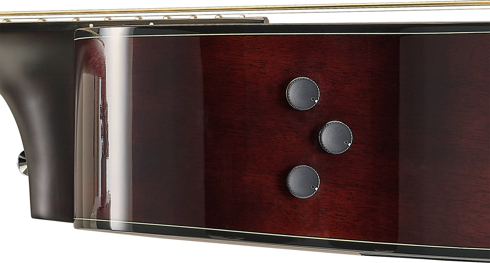 Yamaha Tas1e Transacoustic Concert Epicea Acajou Noy - Sand Burst - Guitare Folk - Variation 4