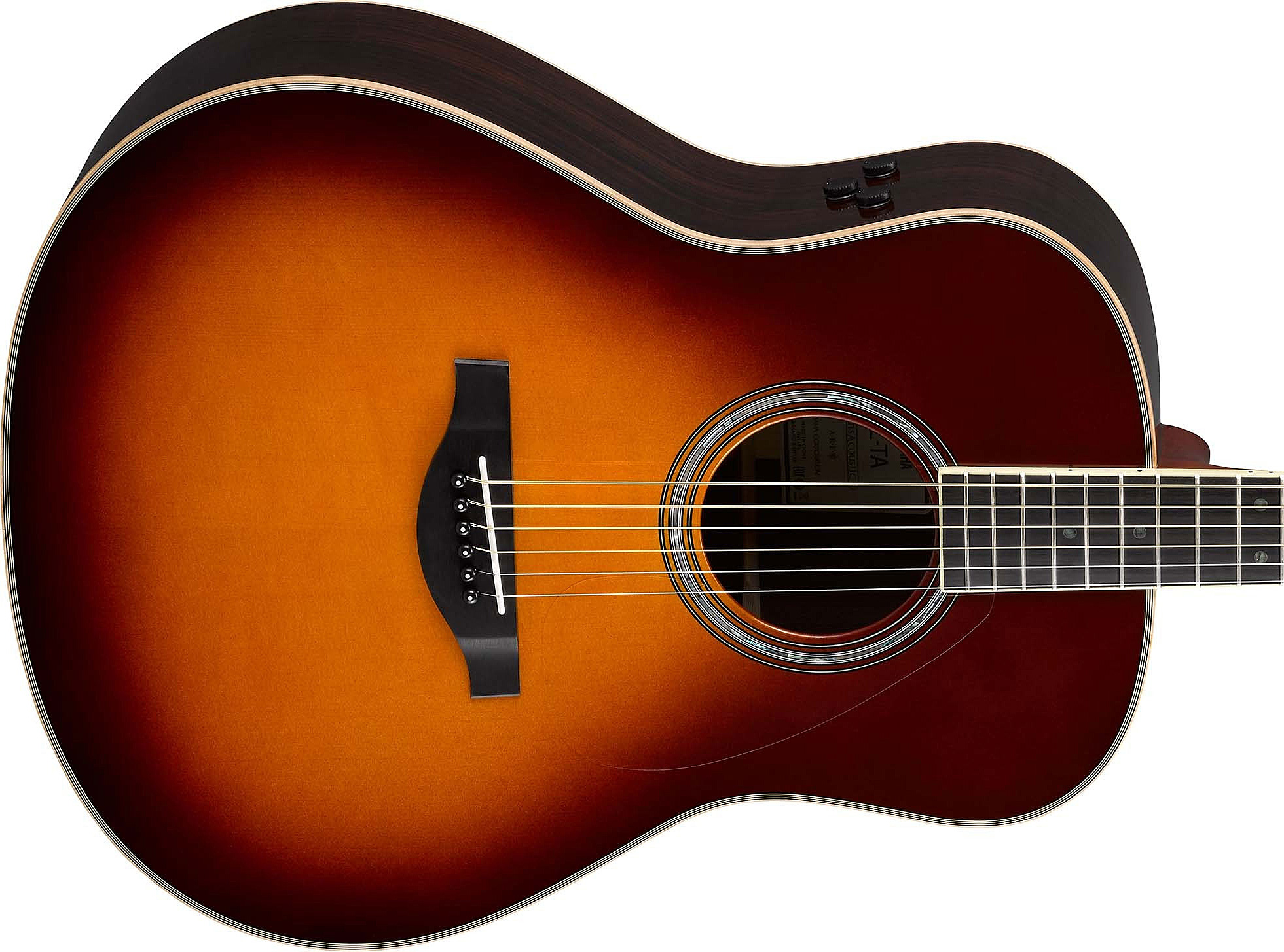 Yamaha Transacoustic Ll-ta Dreadnought Epicea Palissandre Eb 2016 - Brown Sunburst - Guitare Acoustique - Variation 3