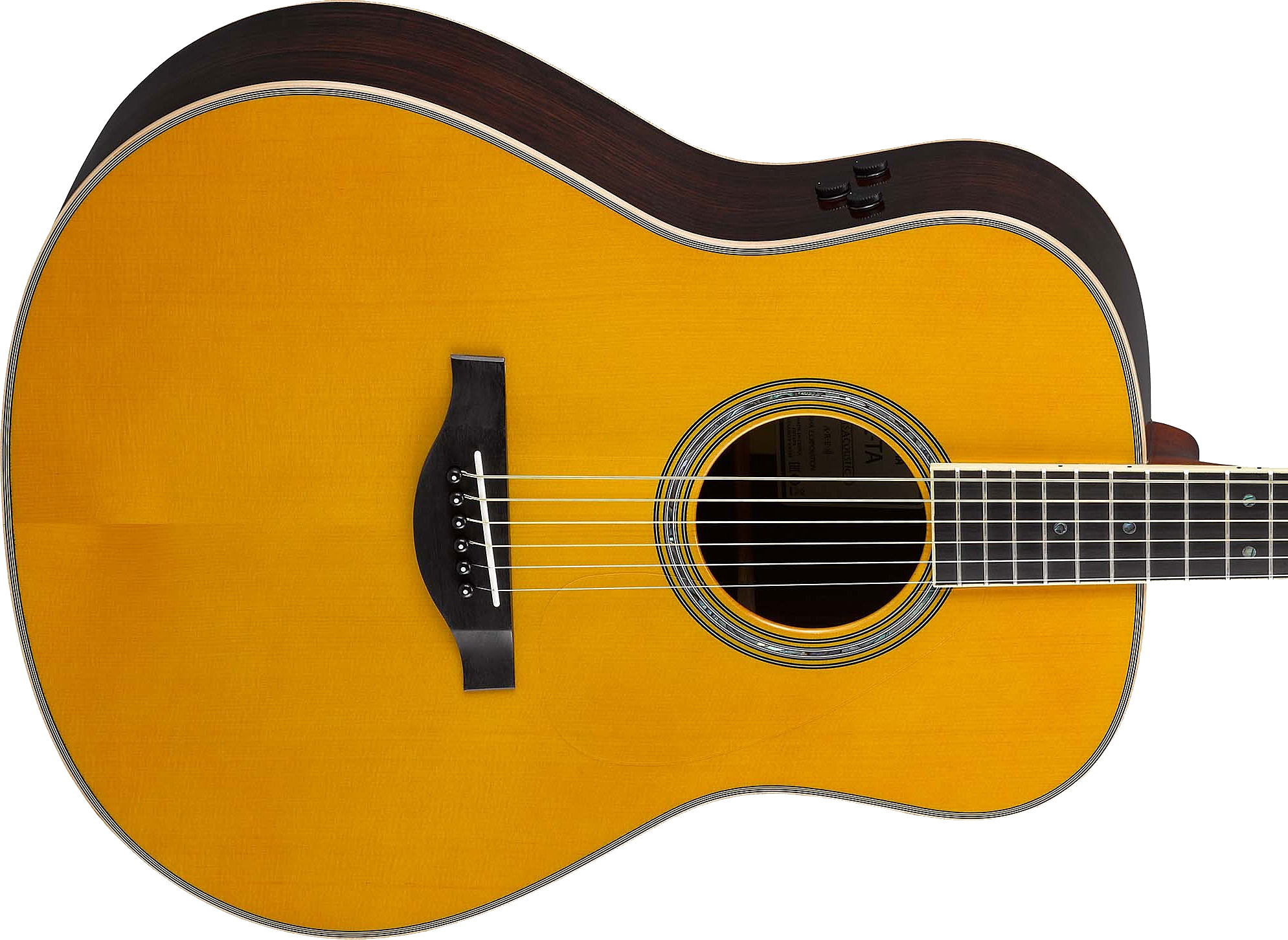 Yamaha Transacoustic Ll-ta Vt Dreadnought Epicea Palissandre 2016 - Vintage Tint - Guitare Electro Acoustique - Variation 3