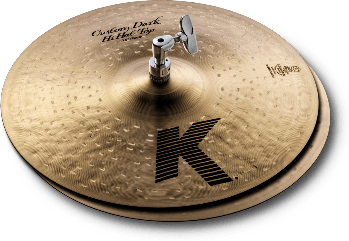 Zildjian K Custom   Dark Hi Hat 14 - 14 Pouces - Cymbale Hi Hat Charleston - Main picture