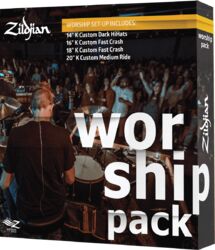 Pack cymbales Zildjian KC0801W Worship Série K