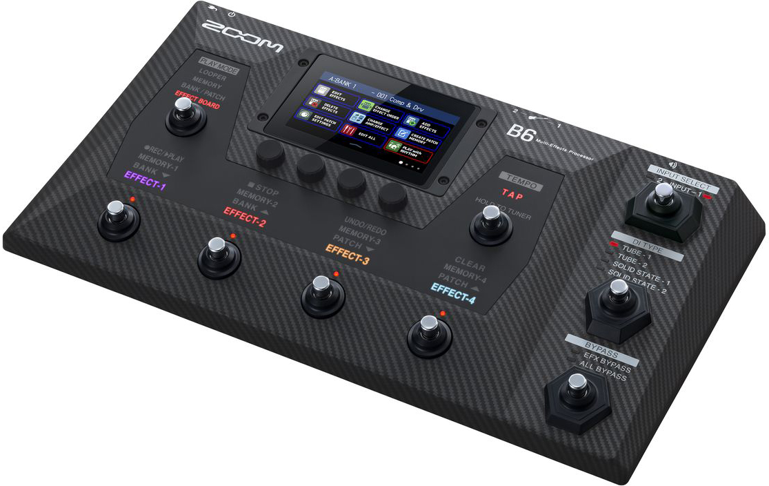 Zoom B6 Multi-effects Bass Processor - Multi Effet Basse En Pedalier - Variation 1