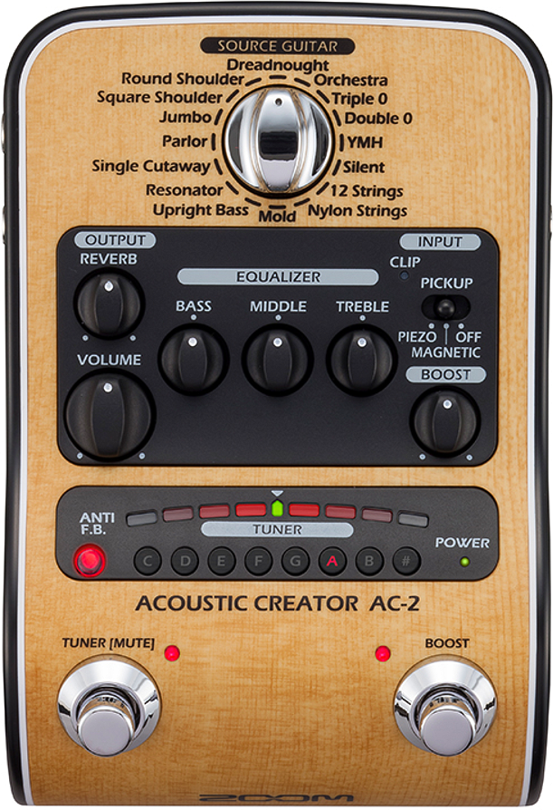 Zoom Ac-2 Acoustic Creator - PÉdale Simulation / ModÉlisation - Main picture