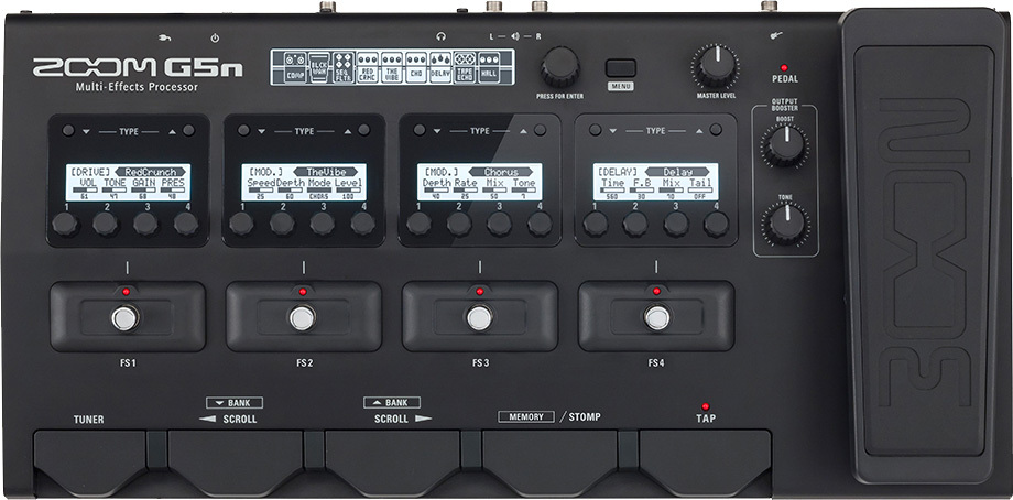 Zoom G5n Guitar Multi-effects Processor - Simulation ModÉlisation Ampli Guitare - Main picture