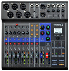 Table de mixage analogique Zoom LIVETRAK L-8