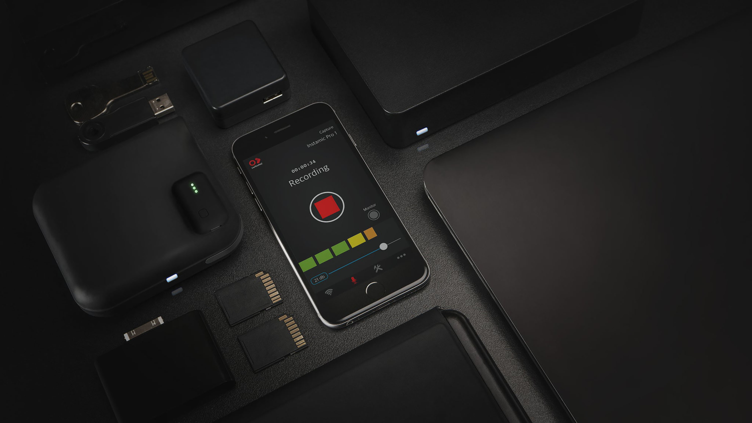 Zoom Instamic Pro Plus C Mono - Micro Hf Cravate - Variation 20