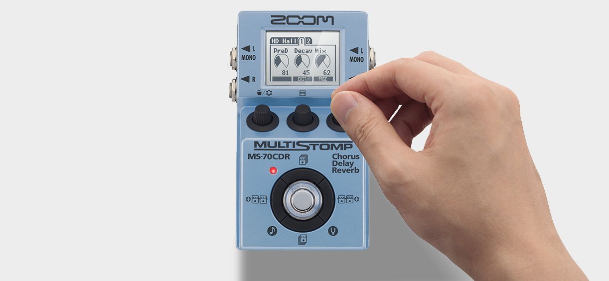 Zoom Ms-70cdr Multistomp - PÉdale Chorus / Flanger / Phaser / Tremolo - Variation 4