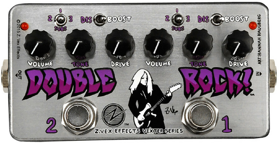 Zvex Double Rock Vexter - PÉdale Overdrive / Distortion / Fuzz - Main picture